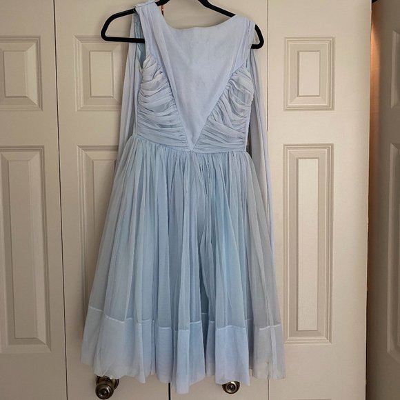 Vintage Blue Princess Dress - Picture 1 of 8